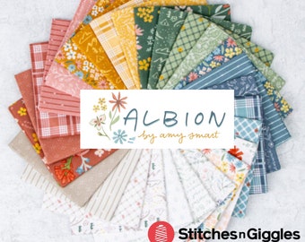 PRESALE Albion Half Yard Bundle by Amy Smart for Riley Blake Designs | 28 SKUs including Cheater Print