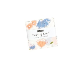 Peachy Keen Mini Charm Pack by Corey Yoder for Moda Fabrics | 29170MC | Precut Fabric Bundle