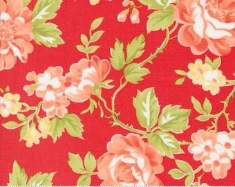 Jelly and Jam 108" Strawberry Wideback Yardage by Fig Tree for Moda Fabrics | 108014 23 | Cut Options Available Quilting Cotton