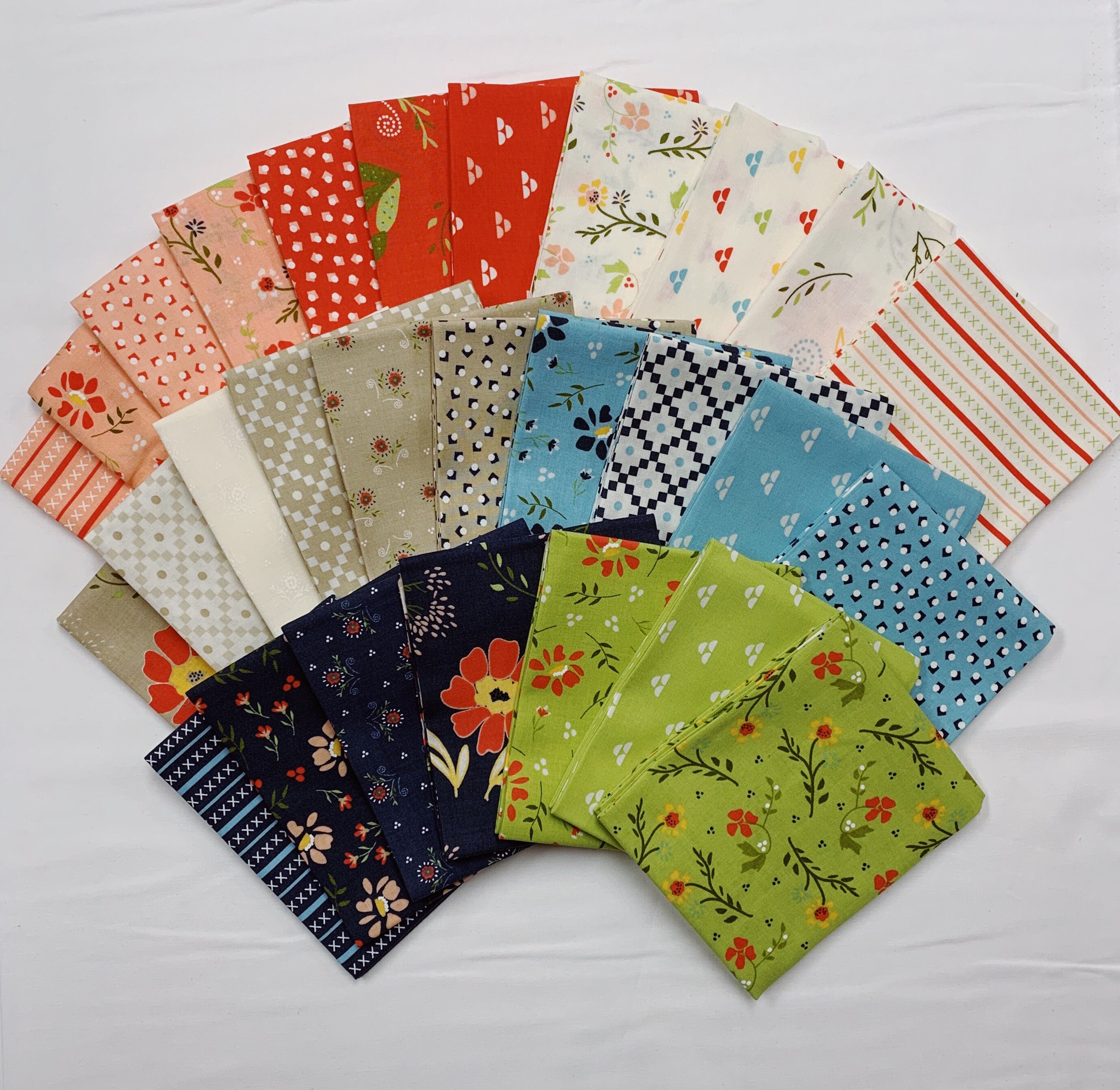 Walkabout Fat Quarter Bundle by Sherri and Chelsi for Moda Fabrics (37560AB) Sherri & Chelsi