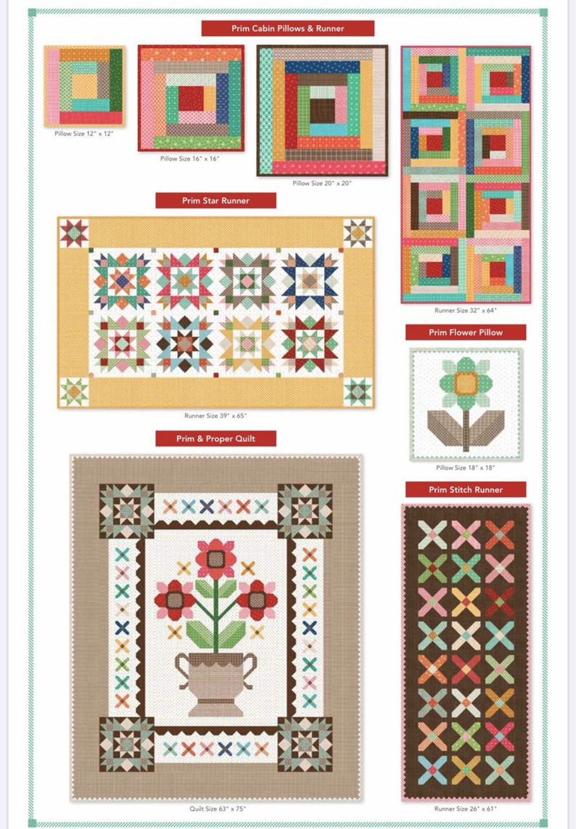 Lori Holt Prim and Proper Book Etsy