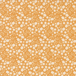 Raspberry Summer Blossom Apricot Yardage by Sherri & Chelsi for Moda Fabrics | 37693 14