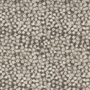 Bee Garden Floral Phase Silver by Gingiber for Moda Fabrics | 48417 19 | 12&quot; Remnant