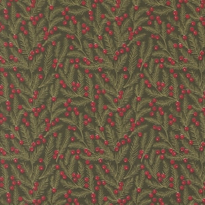Berry And Pine Pine Needles Evergreen Yardage by Lella Boutique for Moda Fabrics | 5243 13