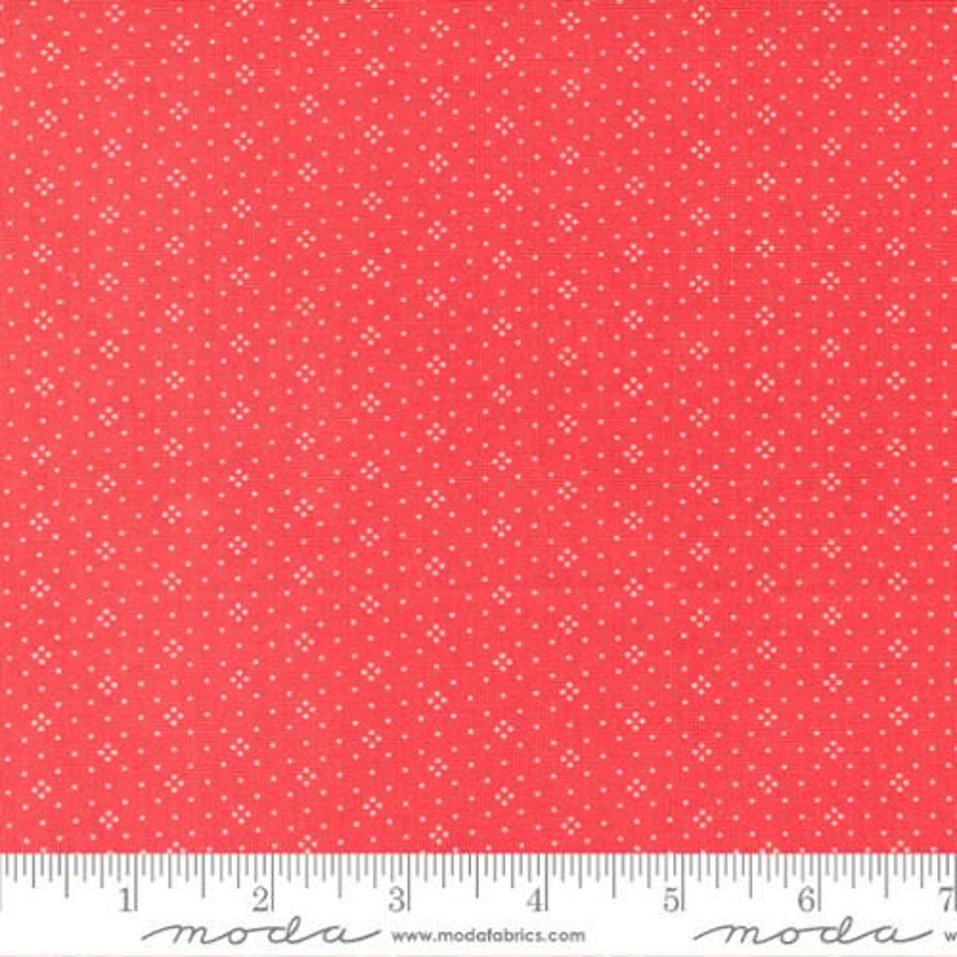 Jelly and Jam Strawberry Eyelet Yardage by Fig Tree for Moda Fabrics ...