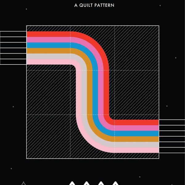 With the Tides (downloadable Digital PDF) Quilt Pattern by Shell Rummel ...