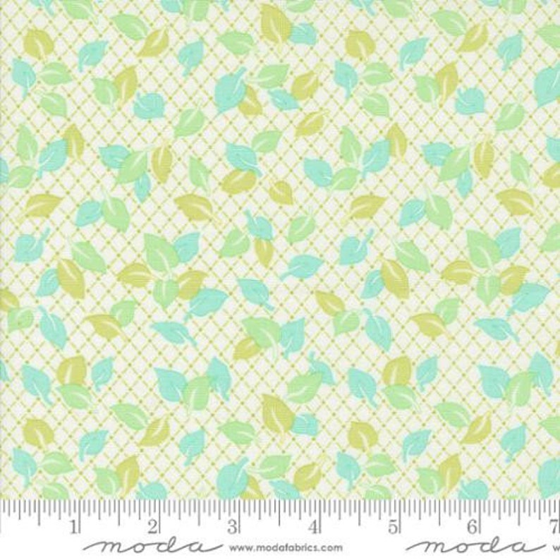 Jelly and Jam Green Apple Jelly Toppers Yardage by Fig Tree for Moda Fabrics 20493 22 Cut Options Available Quilting Cotton image 1