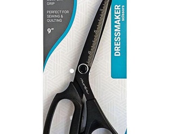 Teflon Dressmaker Scissors by Moda Fabrics | 9" Size | Perfect for Quilting and Sewing