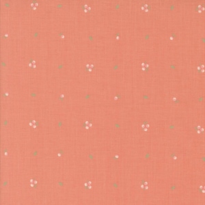 Abloom Little Sprout Coral Yardage by Corey Yoder for Moda Fabrics | 29216 12