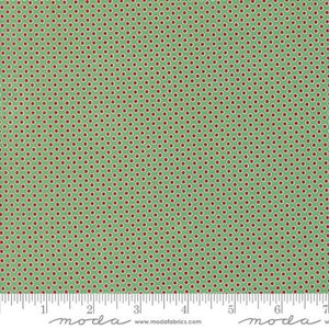 Kitty Christmas Polka Dots Cheeky by Urban Chiks for Moda