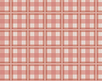 PRESALE Albion Rose Plaid Yardage by Amy Smart for Riley Blake Designs | C14593 ROSE