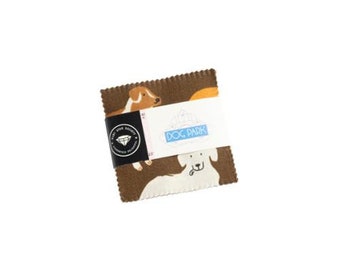 PRESALE Dog Park Mini Charm by Sarah Watts of Ruby Star Society for Moda Fabrics | RS2093MC Precut Fabric Bundle