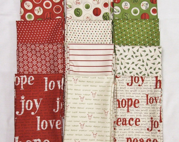 Sweetwater for Moda Countdown to Christmas Fat Quarter Etsy