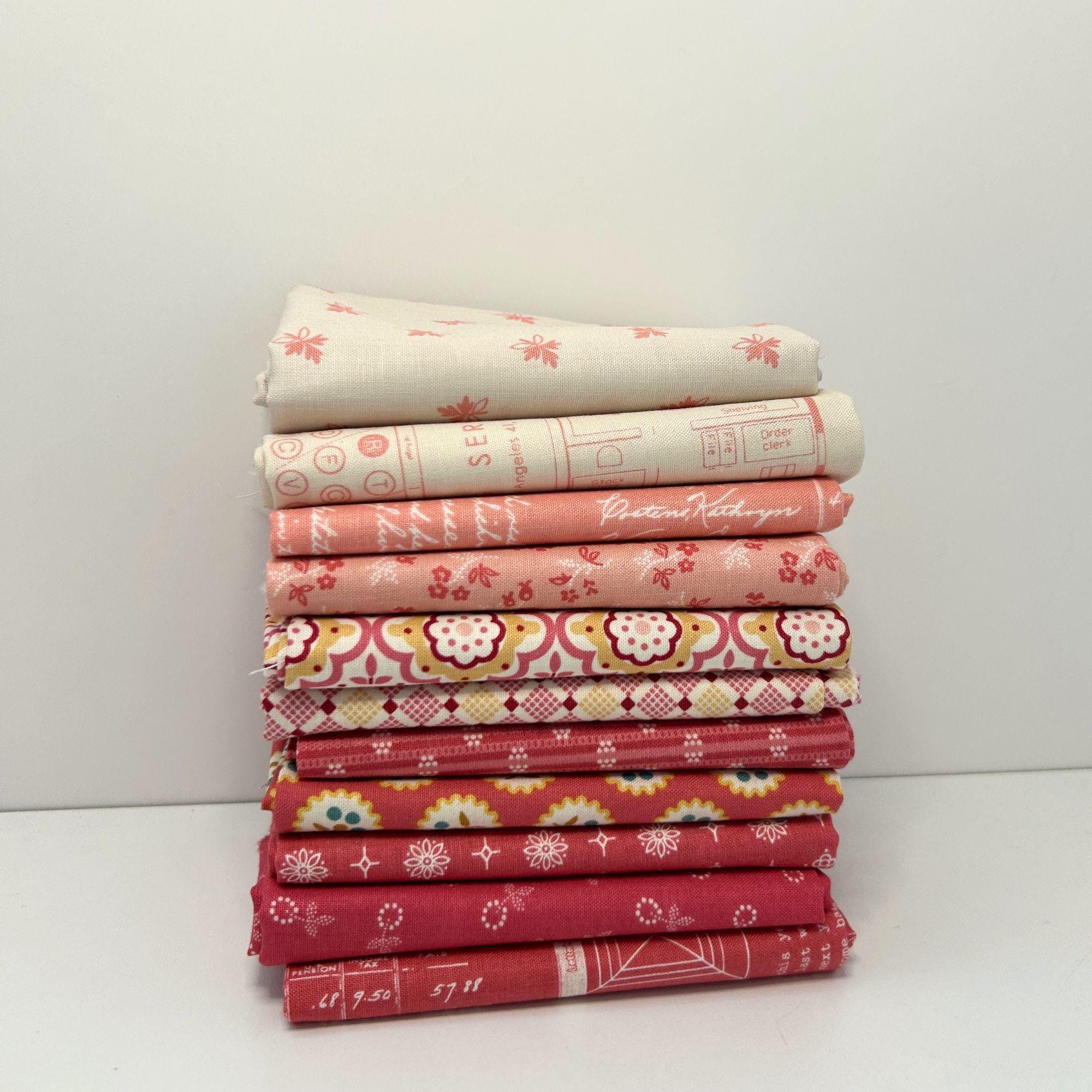 Lori Holt Custom Fat Quarter Bundle Pink by Lori Holt for Riley Blake ...