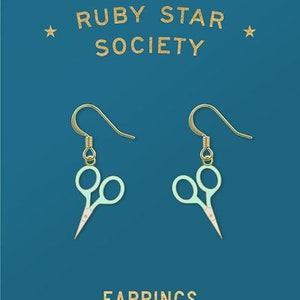 Functional Folding Mini Scissor Earrings - Cute and Quirky for Knitter –  Five Volt Logic