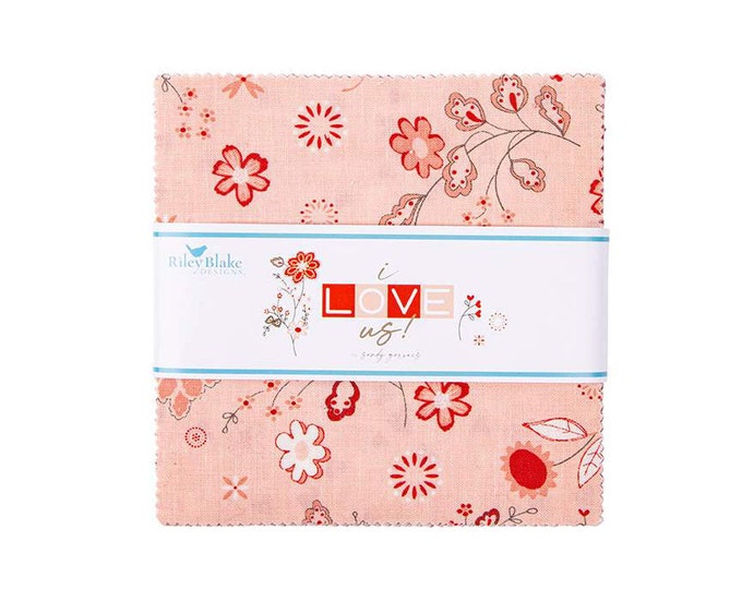 I Love Us 5" Stacker by Sandy Gervais for Riley Blake Designs | 5-13960 ...