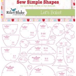 Let's Bake Sew Simple Shapes by Lori Holt of Bee in my Bonnet | STT-8451