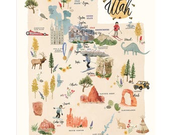 Utah Panel by Kelsey Carlson for Riley Blake Designs | Panel Size 35 1/2" x 43 1/2" | PD17025-PANEL