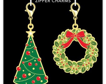 Cathe Holden's Sew Cute Tree and Wreath Zipper Charms | CH126