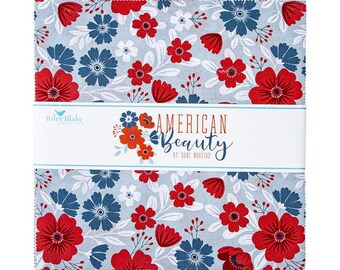 American Beauty 10" Stacker by Dani Mogstad for Riley Blake Designs |Precut Fabric Bundle