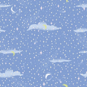 Forever Neverland Pixie Dust Periwinkle Yardage by Jill Howarth for Riley Blake Designs | C15905-PERIWINKLE