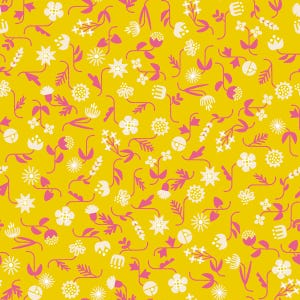 Salutations Flowery Golden Hour Yardage by Rashida Coleman Hale for Ruby Star Society | RS1095 12