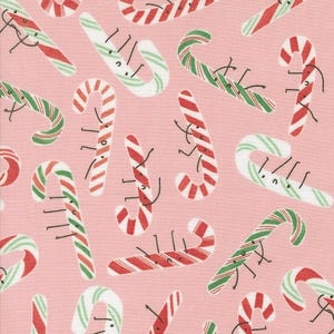 Kleine Weihnachtszuckerstange Cotton Candy Meterage von Lizzy House für Moda Fabrics | 37134 15
