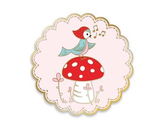 Bird Needle Minder by Tasha Noel for Riley Blake Designs | ST-48385