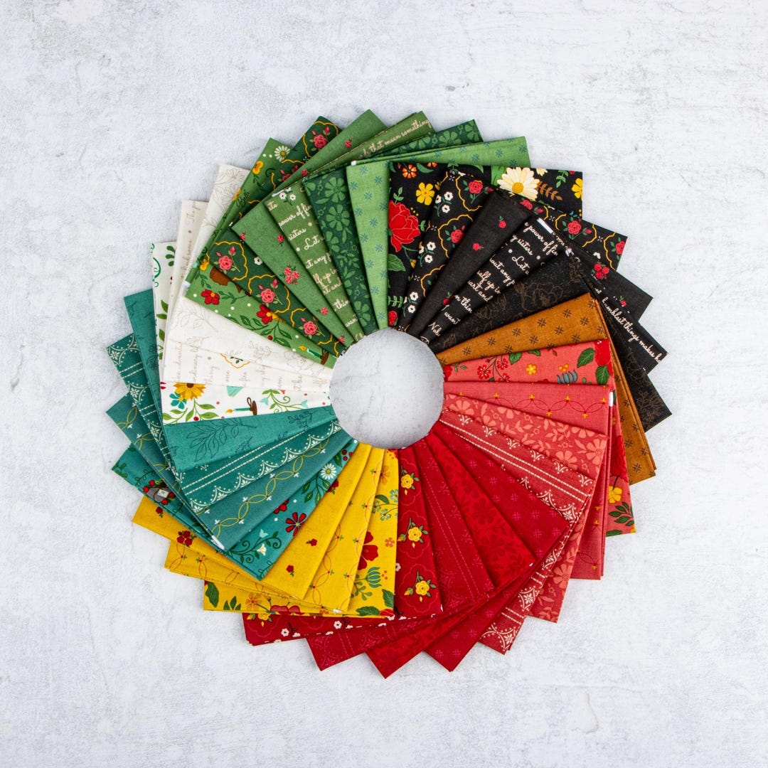 PRESALE Orchard House Fat Quarter Bundle by Heather Peterson for Riley ...