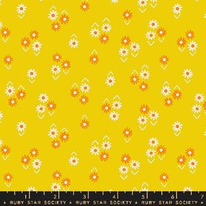 Juicy Baby Flowers Golden Hour Yardage by Melody Miller for Ruby Star Society | Ruby Star Cottons | RS0092 13