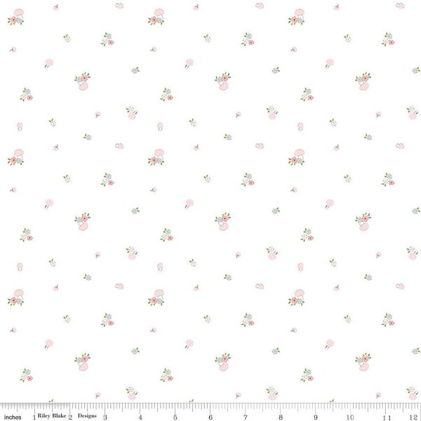 Hush Hush 3 Blooms and Mushrooms Yardage by Tasha Noel Collaborative Collection for Riley Blake Designs | C14072 BLOOMS