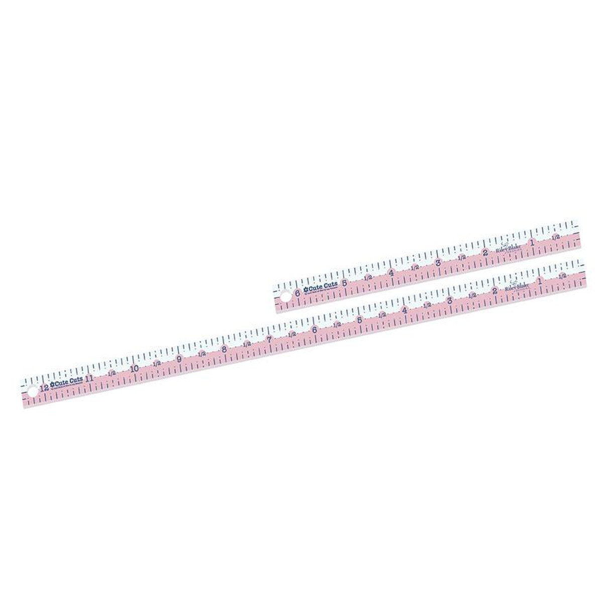 Creative Expressions Deckle Edge Ruler 12 Inch Ruler 30 Cm 2 Different  Edges 