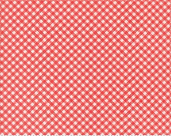 Jelly and Jam Strawberry Gingham Yardage by Fig Tree for Moda Fabrics | 20495 12 | Cut Options Available Quilting Cotton