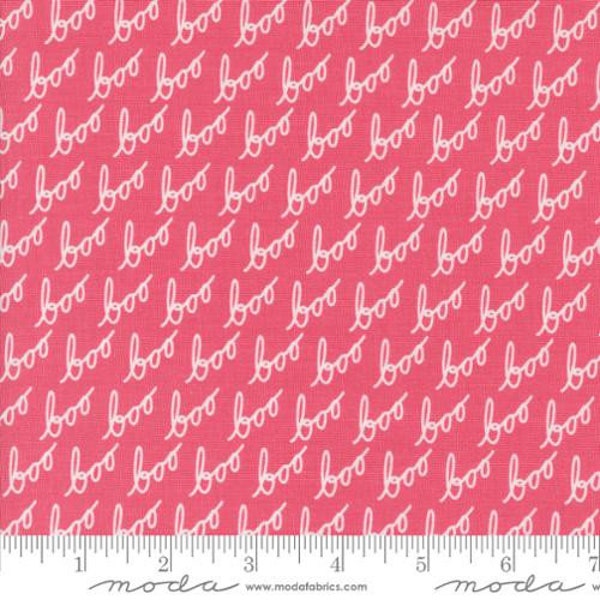 Hey Boo Love Potion Pink Boo Yardage by Lella Boutique for Moda Fabrics | 5212 14  | Cut Options Available