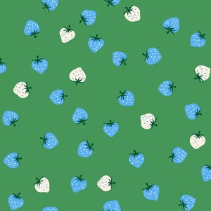 Strawberry Broccolini Strawberry Toss Yardage by Kimberly Kight for Ruby Star Society | RS3085 19