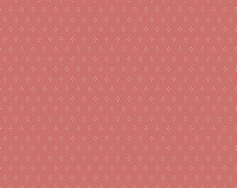 PRESALE Albion Rose Dots Yardage by Amy Smart for Riley Blake Designs | C14597 ROSE