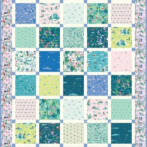 Pixie Squared Custom Quilt Kit With Forever Neverland by Jill Howarth | Free Pattern by RBD Designers