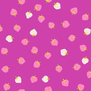 Strawberry Berry Strawberry Toss Yardage by Kimberly Kight for Ruby Star Society | RS3085 18
