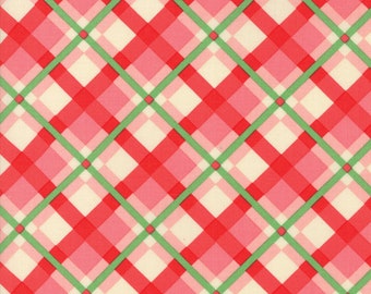 Swell (31122 15) Pink Red Plaid by Urban Chiks