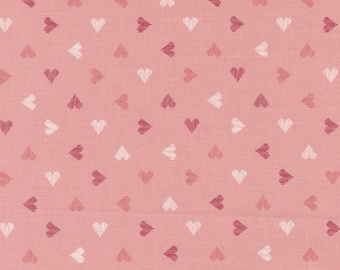 Love Blooms Sweetheart Valentines Hearts Blush Yardage by Lella Boutique for Moda Fabrics | 5223 14