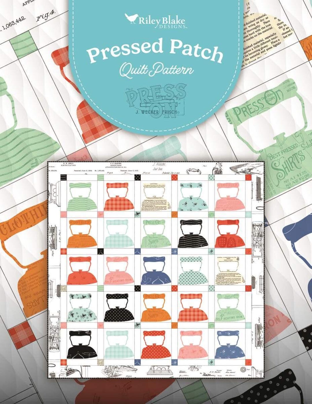 Pressed Patch Quilt Pattern by J. Wecker Frisch for Riley Blake Designs ...