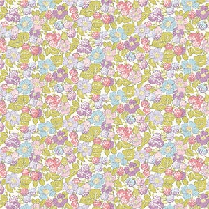 Carte postale des Highlands Raspberry Forage A par Liberty Fabrics pour Riley Blake Designs | 01667359A