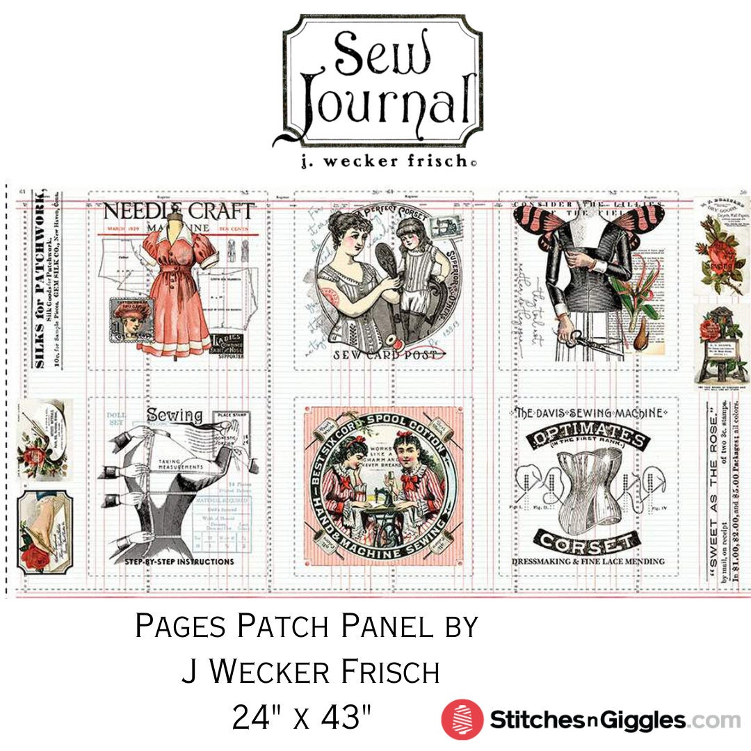 Sew Journal Pages Patch Panel by J Wecker Frisch by Riley Blake Designs