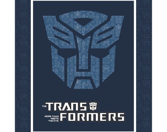 Transformers Autobot Shield Panel by Camelot Fabrics (95020015P-01)