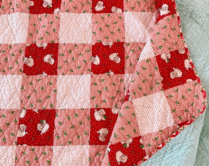 Swell Red Buffalo Plaid Quilt Kit Quilt Top and Binding Etsy