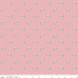 Bellissimo Gardens Pink Ditsy Floral Yardage by My Mind&#39;s Eye for Riley Blake Designs |C13833 PINK