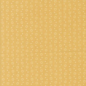 Portofino Polka Dot Duo Golden Wheat Yardage by Fig Tree & Co for Moda Fabrics | 35397 12