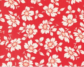 Jelly and Jam Strawberry Flour Sack Yardage by Fig Tree for Moda Fabrics | 20491 14 | Cut Options Available Quilting Cotton