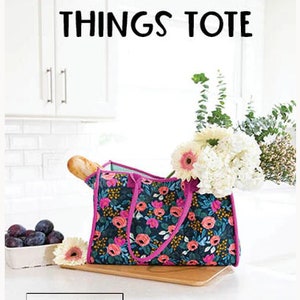 All the Things Tote Bag Pattern by Knot and Thread Design | KAT113