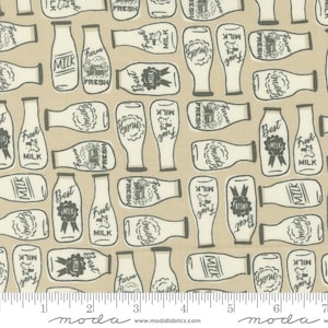 Farmstead Milk and More Linen Yardage by Stacy Iest Hsu for Moda Fabrics | 20904 12